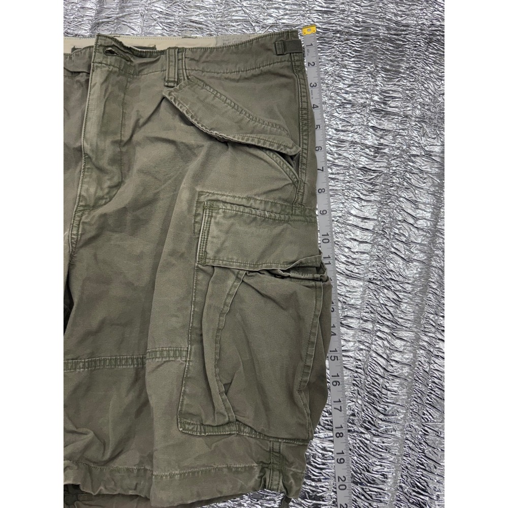 Polo Ralph Lauren Surplus Div Cargo Shorts Mens 34 Olive Green Utility Chino - Picture 6 of 10